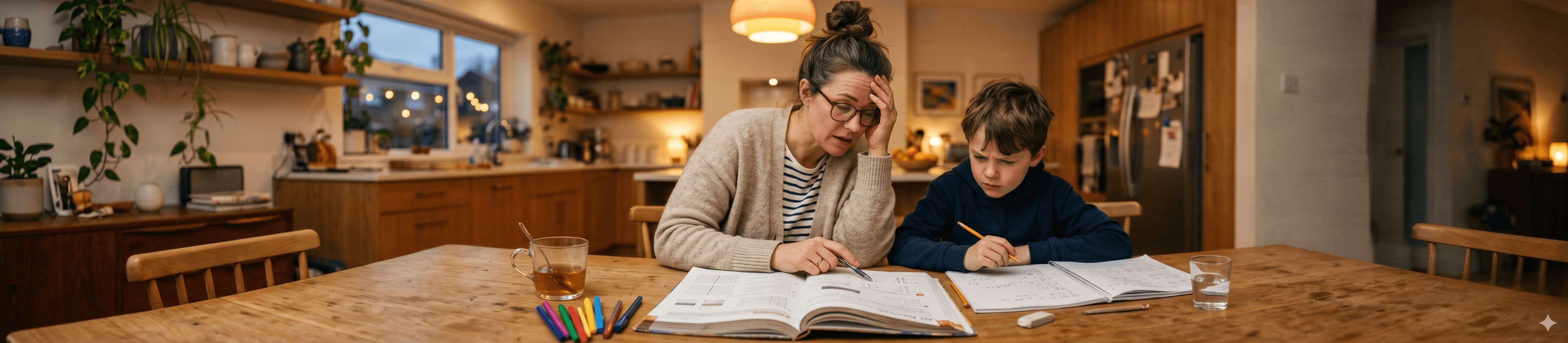 Frustrated parent concerned about child's academic progress